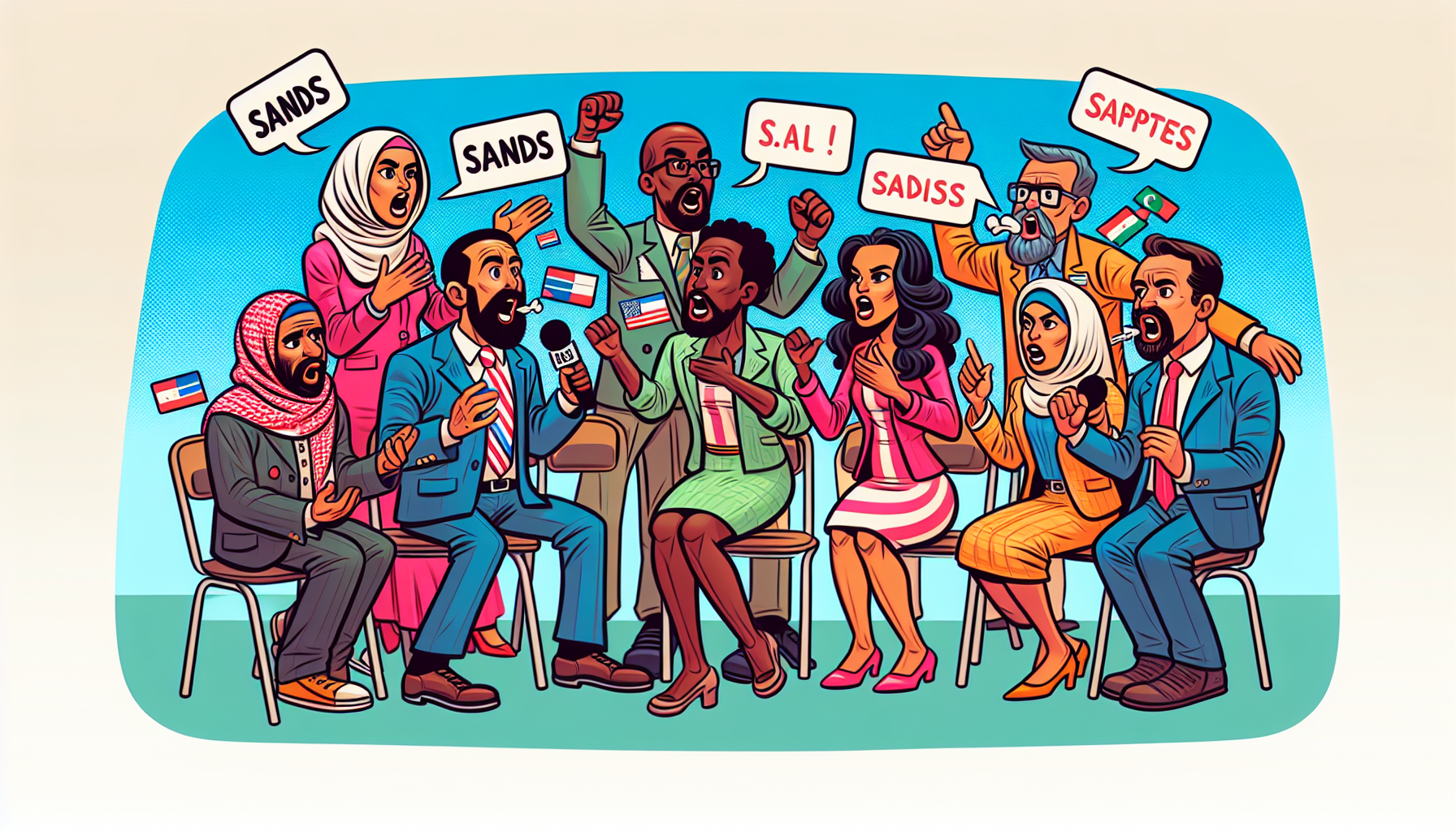 Public debate over Sands' alien encounter claims.