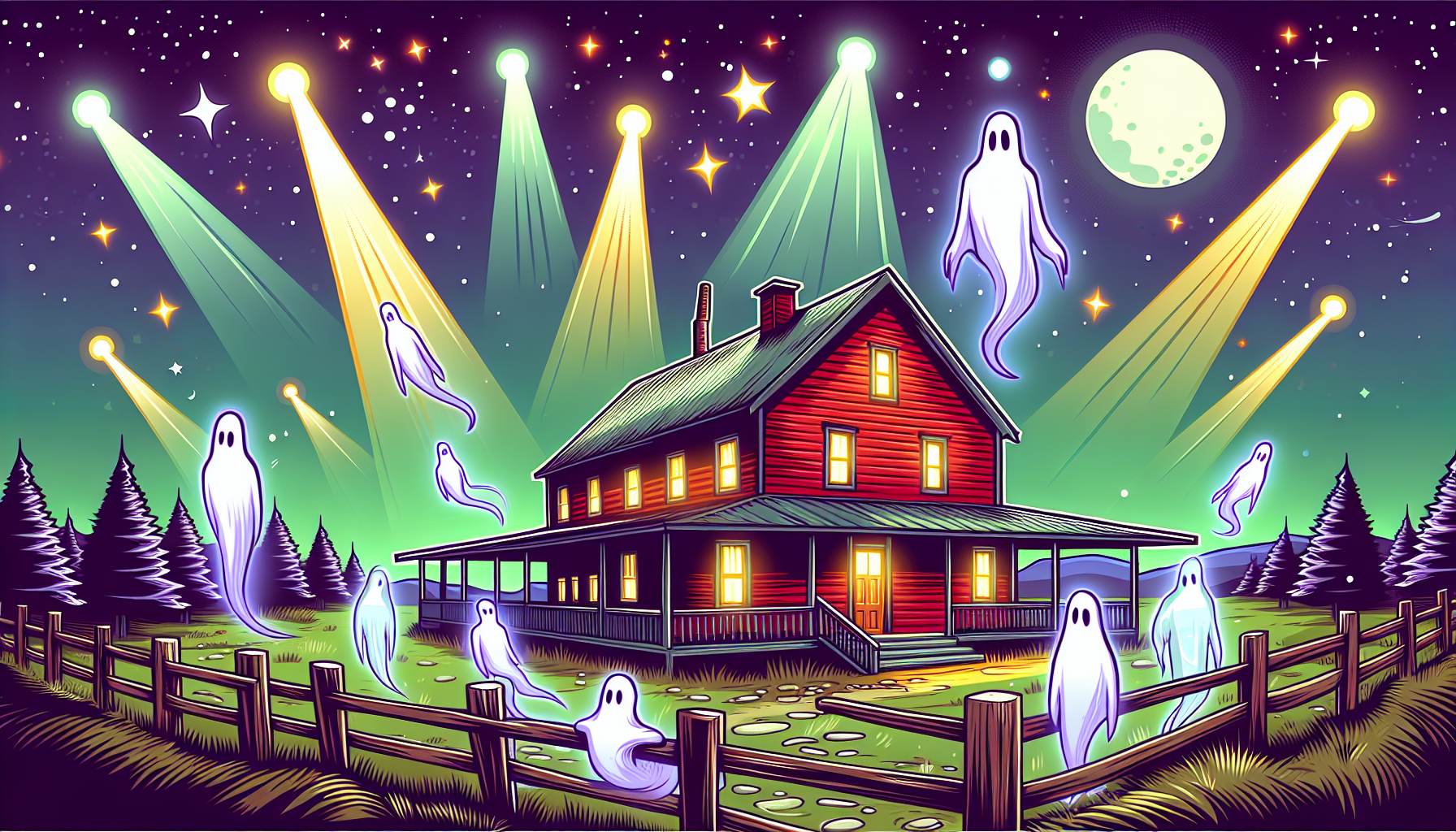 Mysterious lights and figures at Skinwalker Ranch