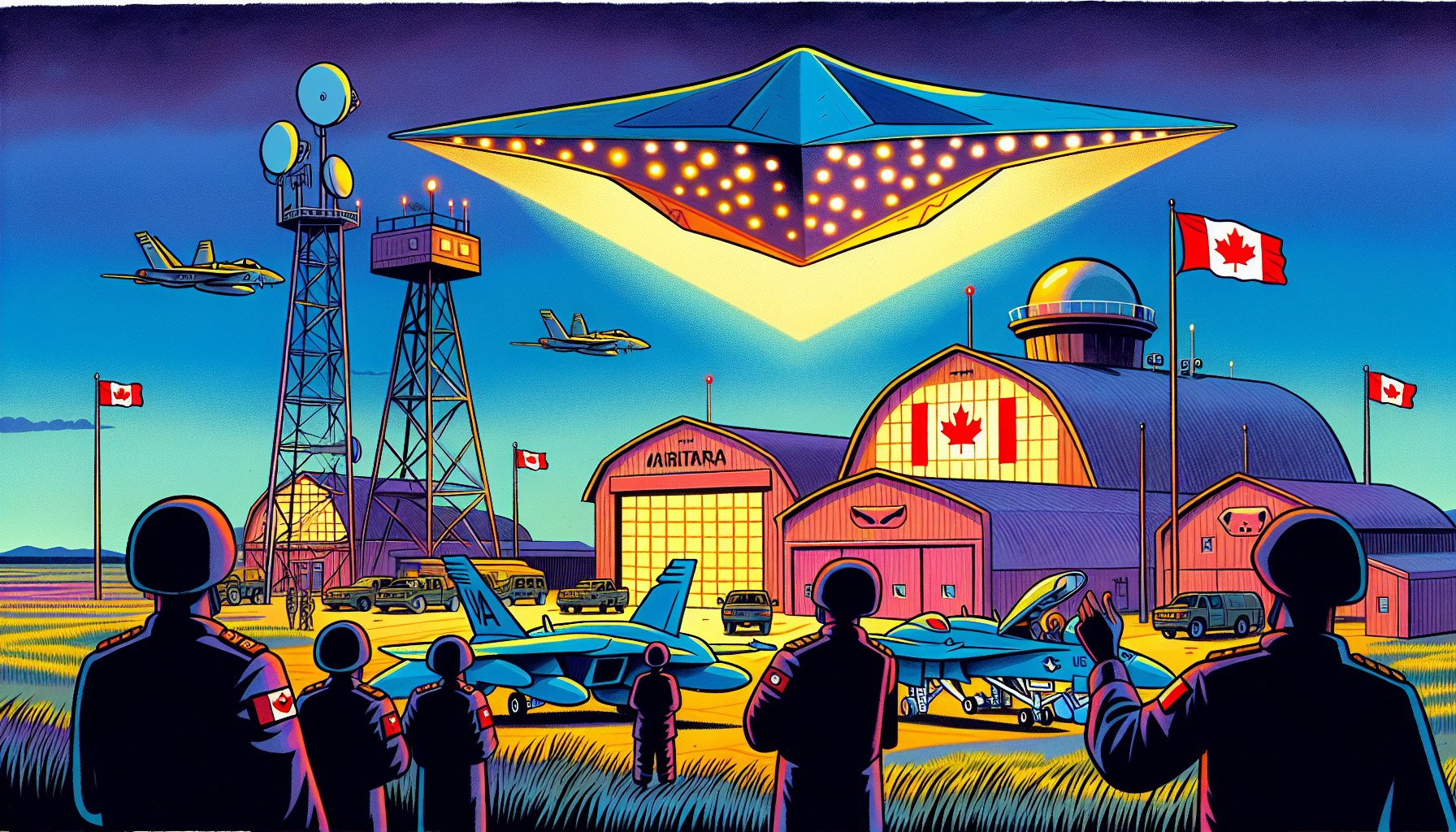 UAPs and Canadian Military Installations: Reports Near Bases